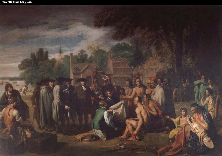 Benjamin West William Penns Friedensvertrag mit den Indianern